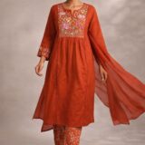 Elegant Mul Cotton Kurta Set for Women.ksm03